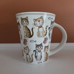 Cat-Themed White Mug